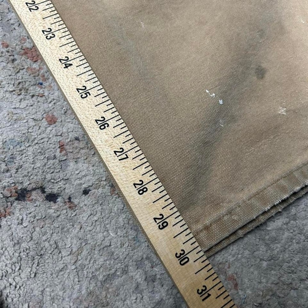 Carhartt Pants Mens 38x30 Tan Double Knee Workwear B136 BRN Carpenter Distressed - Picture 6 of 8